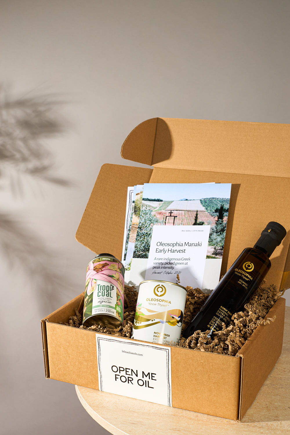 Lelea Discovery Box - 3 x Single Origin Extra Virgin Olive Oils from Greece & Spain